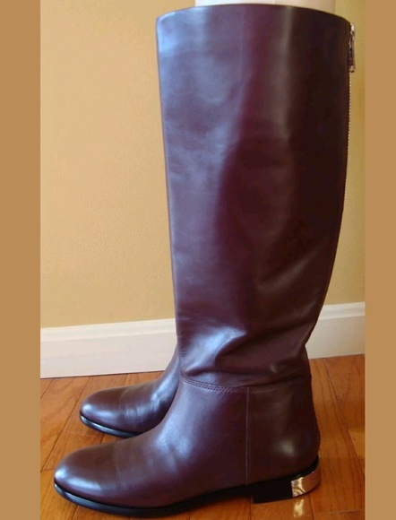 Marc By Marc Jacobs Shoes - *SOLD*💞Marc Jacobs Plum Leather Kip Riding Boots